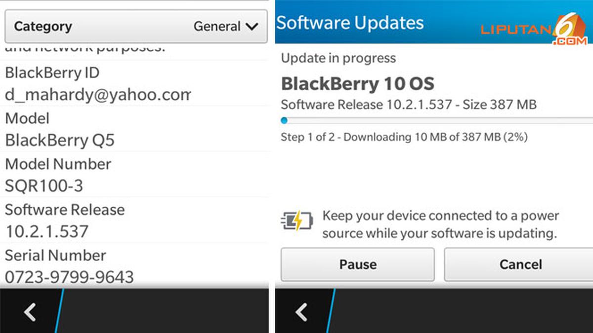 Hore Update Blackberry 10 2 1 Sudah Bisa Diunduh Tekno