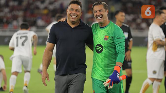 Hadir di Clash of Legends, Ronaldo Kagum dengan Fans di Indonesia