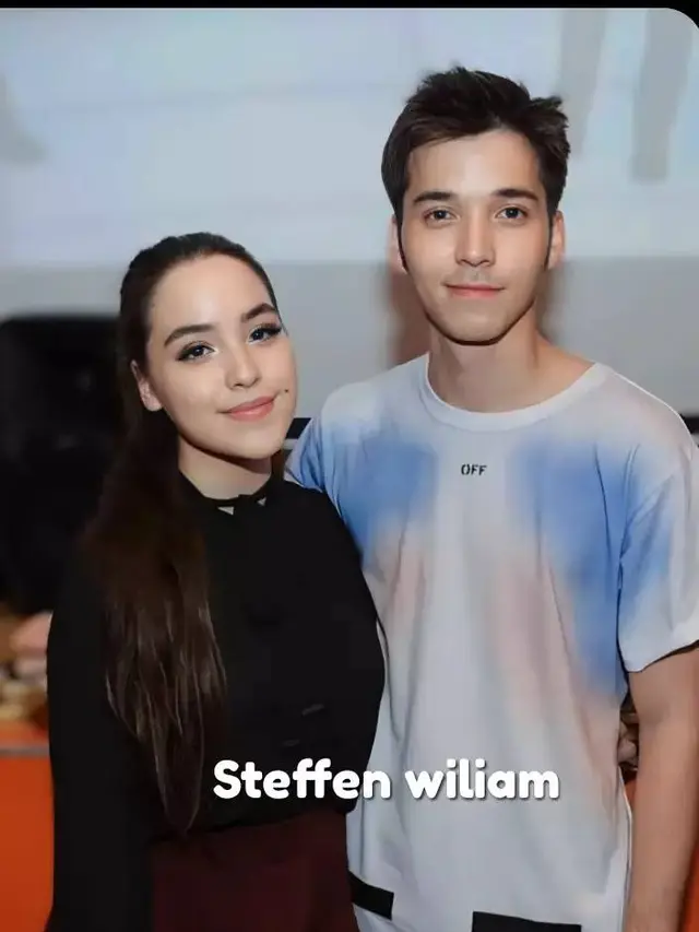 Potret Stefan William dengan adiknya (Sumber: TikTok/@niff2005)