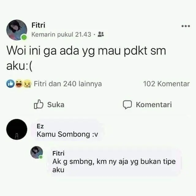 7 Komentar Kocak Netizen di Facebook Ini Bikin Tepuk Jidat