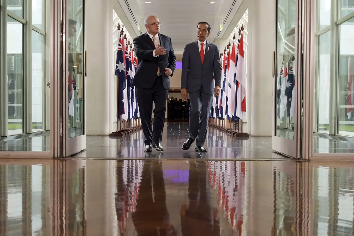 Jokowi Berbicara di Hadapan Parlemen Australia