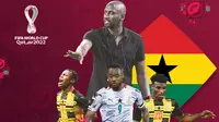 Piala Dunia - Ilustrasi Timnas Ghana (Bola.com/Adreanus Titus)