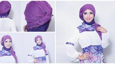 Hijab Tutorial Turban Kepang Sederhana Cantik Dan Gampang Beauty Fimela Com