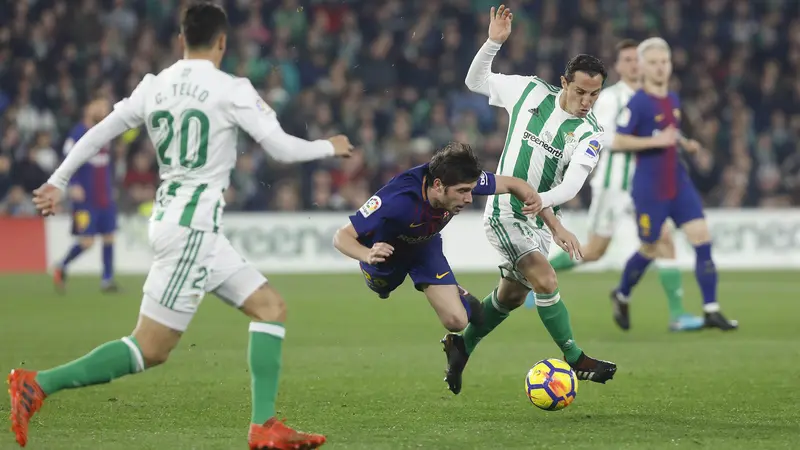 FOTO: Barcelona Pesta 5 Gol di Markas Real Betis