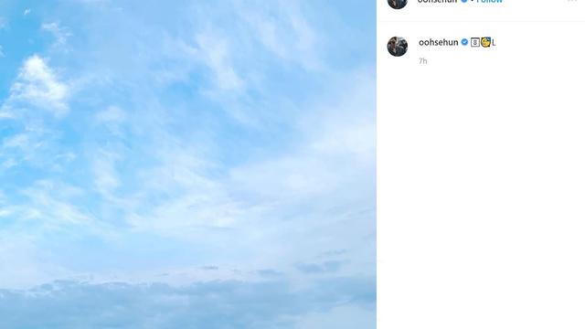 Sehun (Instagram/ oohsehun)