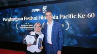 Manoj Punjabi buka suara soal prestasi KKN di Desa Penari yang menang Best Screen Writer di Asia Pacific Film Festival  (APFF) ke-60, di Macau, Desember 2023. (Foto: Dok. Instagram @manojpunjabimd)