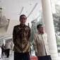 Presiden Joko Widodo (Jokowi) bertemu dengan Wakil Presiden Jusuf Kalla di kantor Wapres, Jalan Merdeka Utara, Kamis (9/8/2018). (Merdeka.com/Intan)