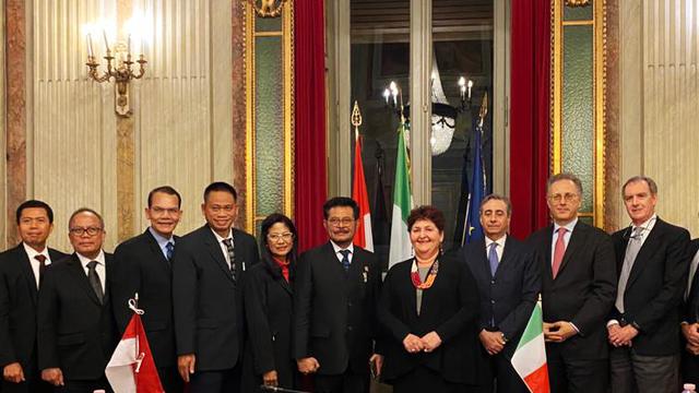 Indonesia dan Italia memperkuat kerja sama pertanian dengan penandatanganan Memorandum Saling Pengertian (MoU) di Roma (20/01).