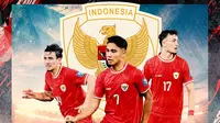 Timnas Indonesia - Nathan Tjoe-A-On, Marselino Ferdinan, Ivar Jenner (Bola.com/Adreanus Titus)