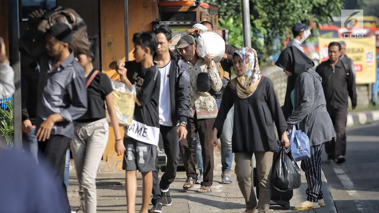 H+4 Lebaran, 17.492 Penumpang Tiba di Terminal Kampung Rambutan