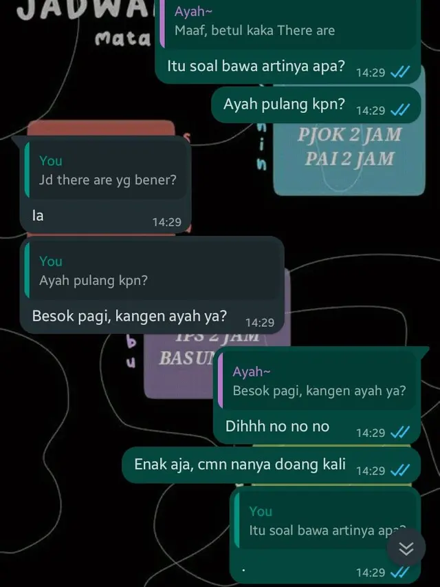 7 Chat Kocak Anak dengan Bapak Bak Teman Dekat Ini Nyeleneh