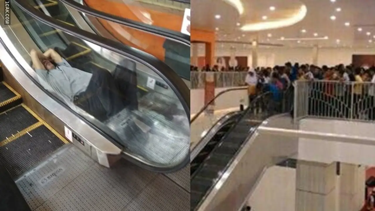 6 Kelakuan Orang di Eskalator Mal Ini Bikin Geleng Kepala