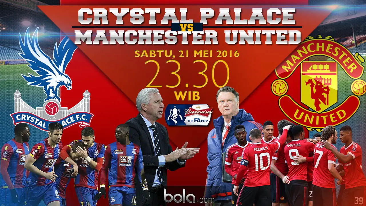 Crystal Palace vs Manchester United (bola.com/Rudi Riana)