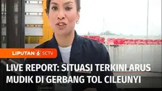 Pantauan arus mudik dari Kabupaten Bandung, Jawa Barat, sudah ada rekan kami Yuliana Fonataba di gerbang tol Cileunyi.