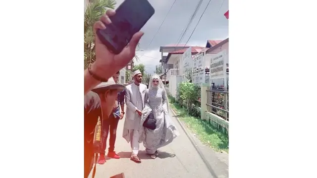 Nikah Saat Wabah Corona Covid-19, Ini 6 Momen Martunis Ronaldo Sunting Sri Wahyuni
