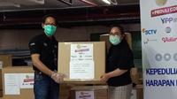 EMTEK Peduli Corona Salurkan APD dan Paket Sembako di Jawa Barat, Jawa Tengah sampai Jawa Timur. (Istimewa)