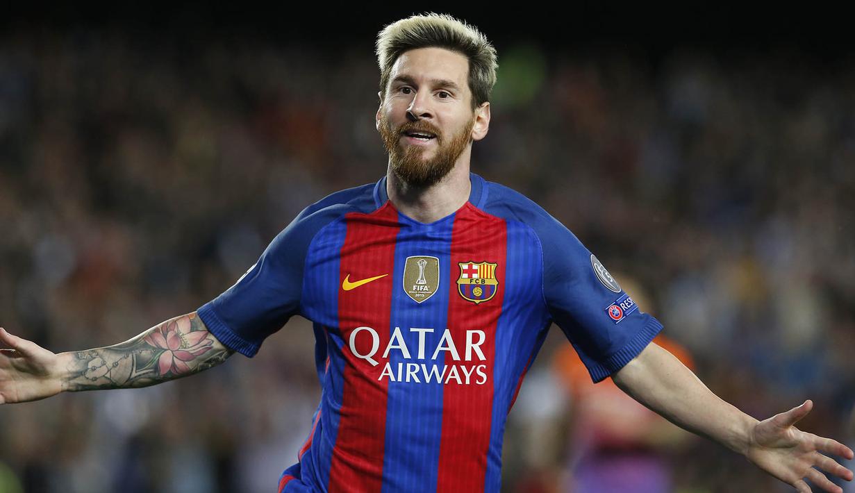 Pada Oktober lalu, Lionel Messi mencetak sebuah hat-trick yang istimewa ke gawang Manchester City pada ajang Liga Champions. Hal ini terasa istimewa karena City kini dilatih oleh mantan pelatih Messi, Pep Guardiola. (AFP/Pau Barrena)  