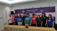 Para pemain dan pelatih tim peserta Srikandi Cup (Istimewa)