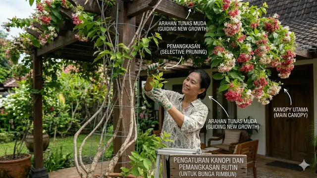 Cara Menanam Melati Belanda di Pot untuk Kanopi Rumah agar Subur. Gemini