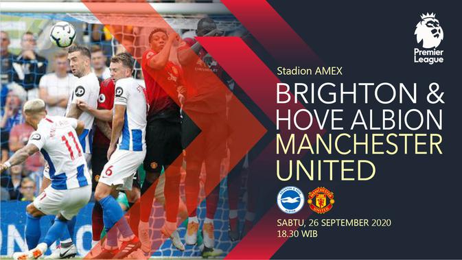 Brighton & Hove Albion vs Manchester United (Liputan6.com/Abdillah)