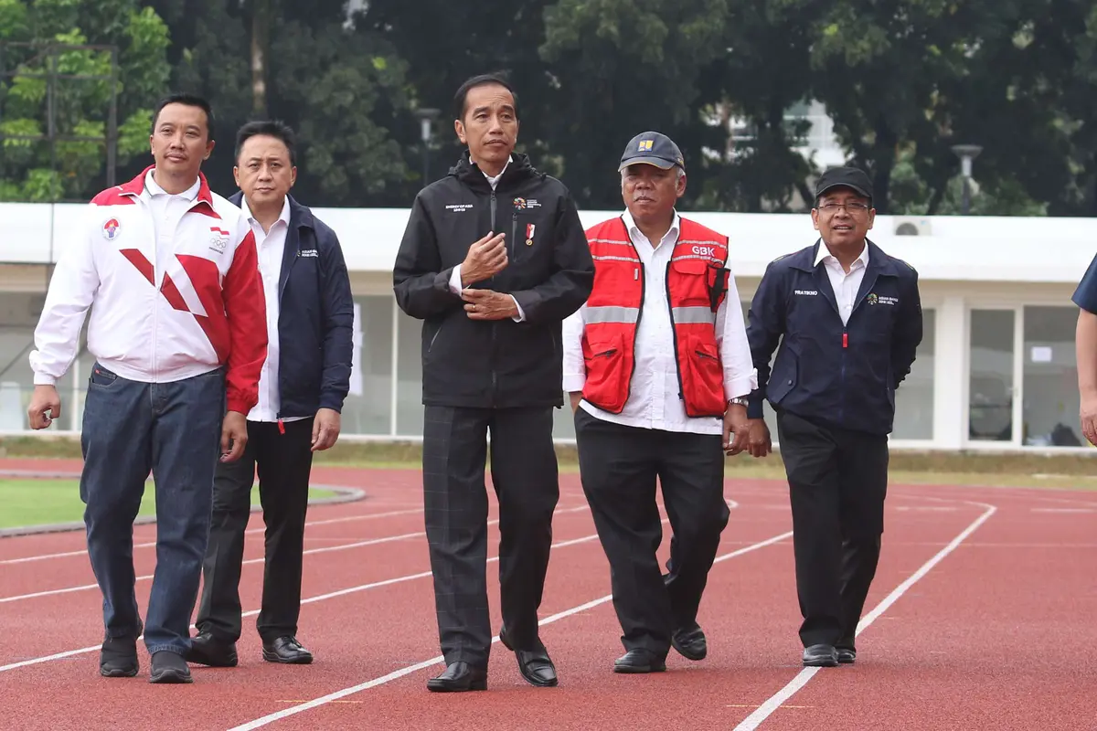 Cek Persiapan Asian Games 2018, Jokowi Pantau Komplek GBK
