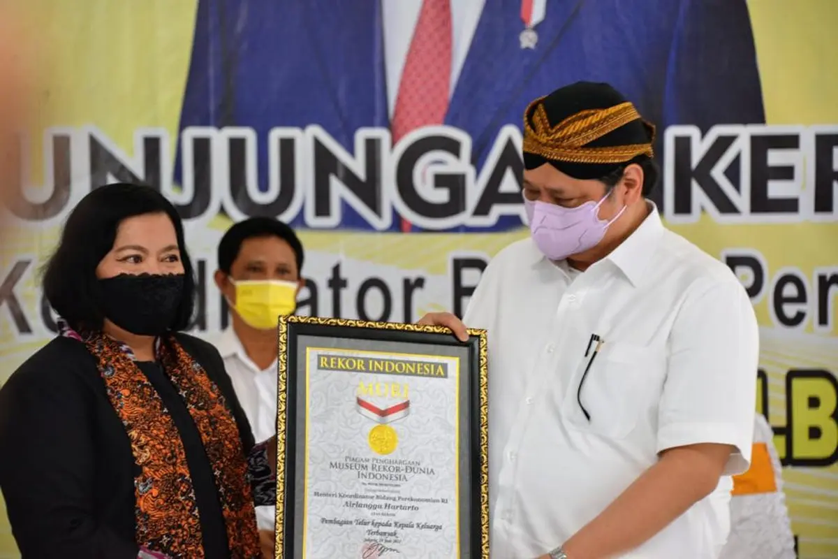 Menko Perekonomian Airlangga Hartarto.