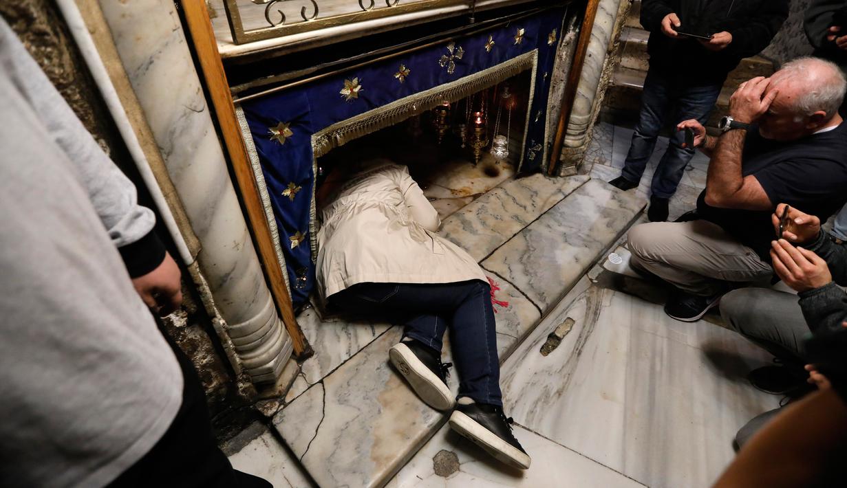 Foto Mengunjungi Tempat Kelahiran Yesus Di Betlehem Global Liputan6 Com