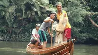 Mancokau Lubuk Larangan, Menangkap Ikan Sekali Setahun di Sungai Subayang (Liputan6.com / M.Syukur)
