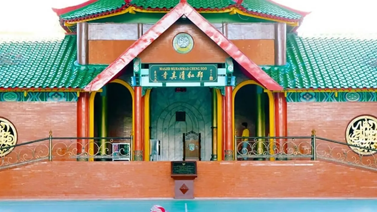 5 Potret Keunikan Masjid Cheng Ho Surabaya, Perpaduan Masjid dan Kelenteng yang Indah