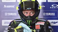 Pembalap Monster Energy Yamaha, Valentino Rossi. (AFP/Tobias Schwarz)