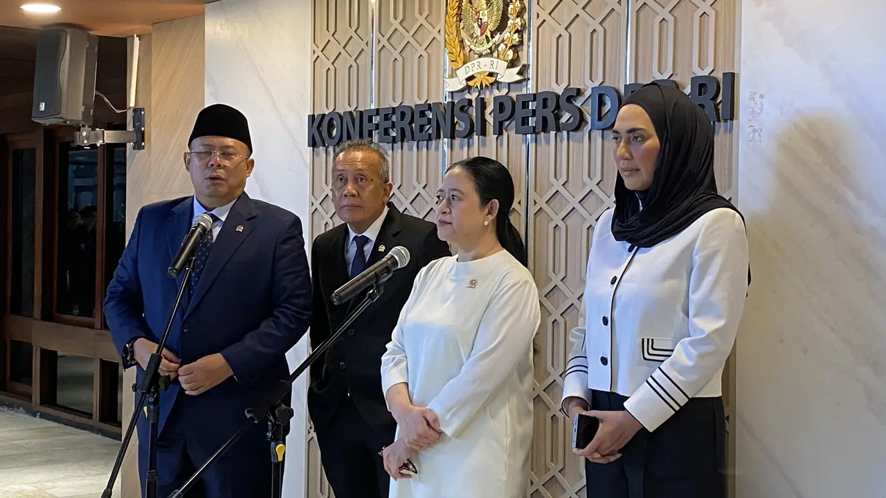 Ketua DPR RI Puan Maharani di Gedung DPR RI.