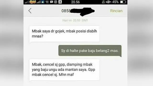 Siapa sangka di antara pelanggan yang menggunakan jasa transportasi online, ada segelintir orang yang memiliki kedekatan dengan sang sopir.