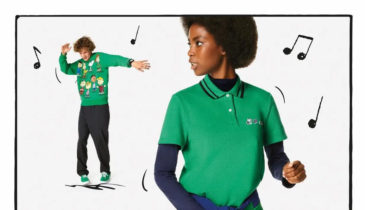 Seluruh anggota keluarga bisa berpartisipasi tampi seru dengan koleksi Lacoste x Peanuts.