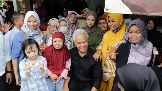 Ganjar Pranowo Bertemu Kelompok Disabilitas di Samarinda