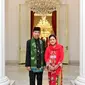 Jokowi dan Iriana menghadiri acara Istana Berkebaya jelang peringatan HUT ke-78 RI, 6 Agustus 2023. (dok. Instagram @jokowi/https://www.instagram.com/p/Cvn4cGlvjq7/)