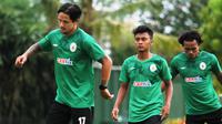 Irfan Bachdim mulai berlatih kembali dengan timmya PSS Sleman. (Dok PSS Sleman)