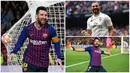 Lionel Messi mustahil untuk dikejar perolehan golnya meski La Liga masih menyisakan laga dua pekan lagi. Berikut deretan top scorer Liga Spanyol hingga pekan ke-36. (Kolase foto-foto dari AFP)