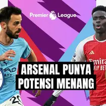 Berita video prediksi Liga Inggris, Manchester City Vs Arsenal, Minggu (31/3/24)