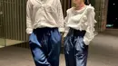 <p>Adhisty Zara mengunggah potret kebersamaanya bersama Abimanyu baru-baru ini. Terlihat keduanya tampil serasi kenakan outfit nuansa putih-biru. (Instagram/zaraadhsty).</p>