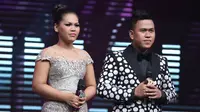 Weni dan Ical  di Konser Grand Final Dangdut Academy 3, Jumat (20/5/2016) (Herman Zakharia)