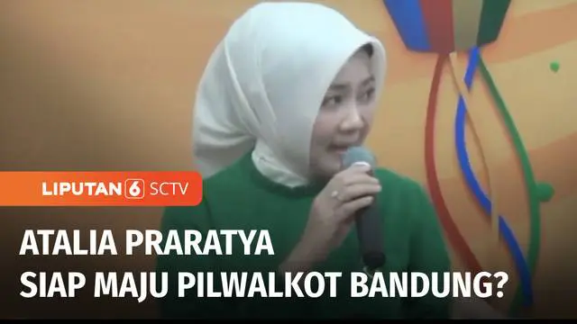 Istri Gubernur Jawa Barat, Atalia Praratya mendapatkan lampu hijau dari Ridwan Kamil untuk masuk ke partai politik serta maju sebagai bakal Calon Wali Kota Bandung. Meski demikian, Atalia masih mempertimbangkan untuk masuk Partai Golkar.