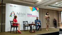 Konferensi pers AdAsia 2017 yang diadakan di Hotel Gran Mahakam, Jakarta, Selasa (31/10/2017) kemarin. Liputan6.com/ Jeko Iqbal Reza