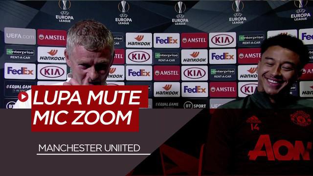 Berita Video Momen Lucu Saat Wawancara Ole Gunnar Solskjaer dan Jesse Lingard, Jurnalis Lupa Mute Zoom
