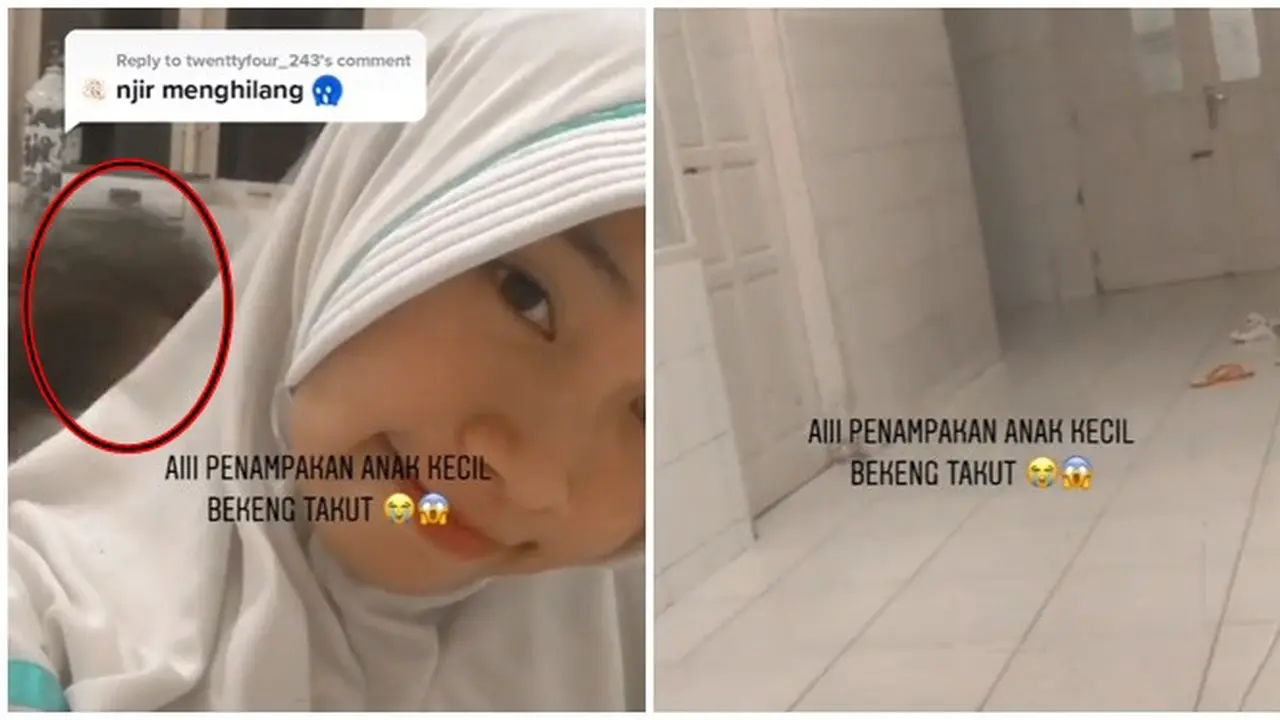 Viral Penampakan Jelas Anak Kecil Sedang Berlari Ini Bikin Merinding