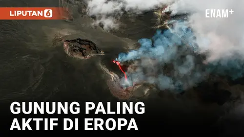 VIDEO: Letusan Gunung Etna yang Spektakuler di Sisilia
