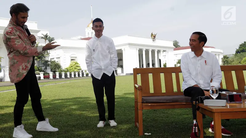 Jokowi Bincang Santai dengan Konten Kreator XYZ 2018