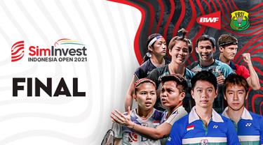 Jadwal Final Indonesia Open 2021 Minggu, 28/11/2021