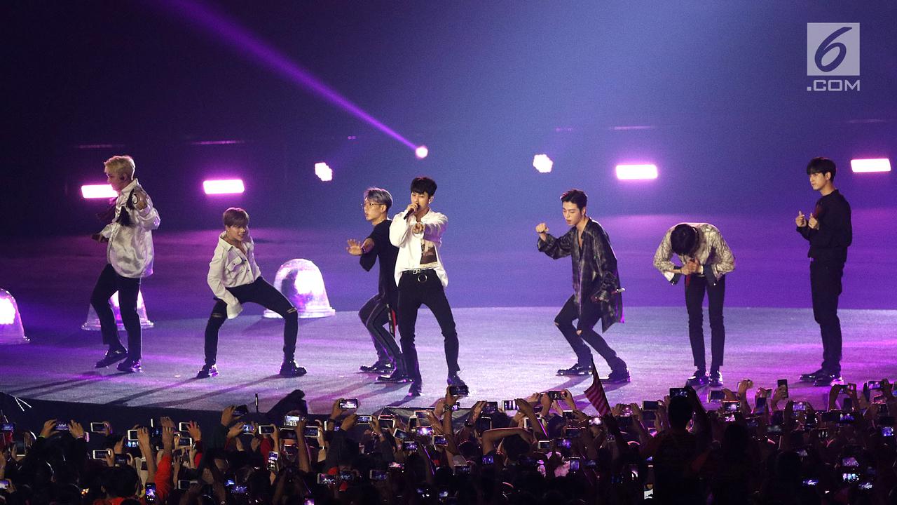 Penampilan iKON Bius Penonton Penutupan Asian Games 2018