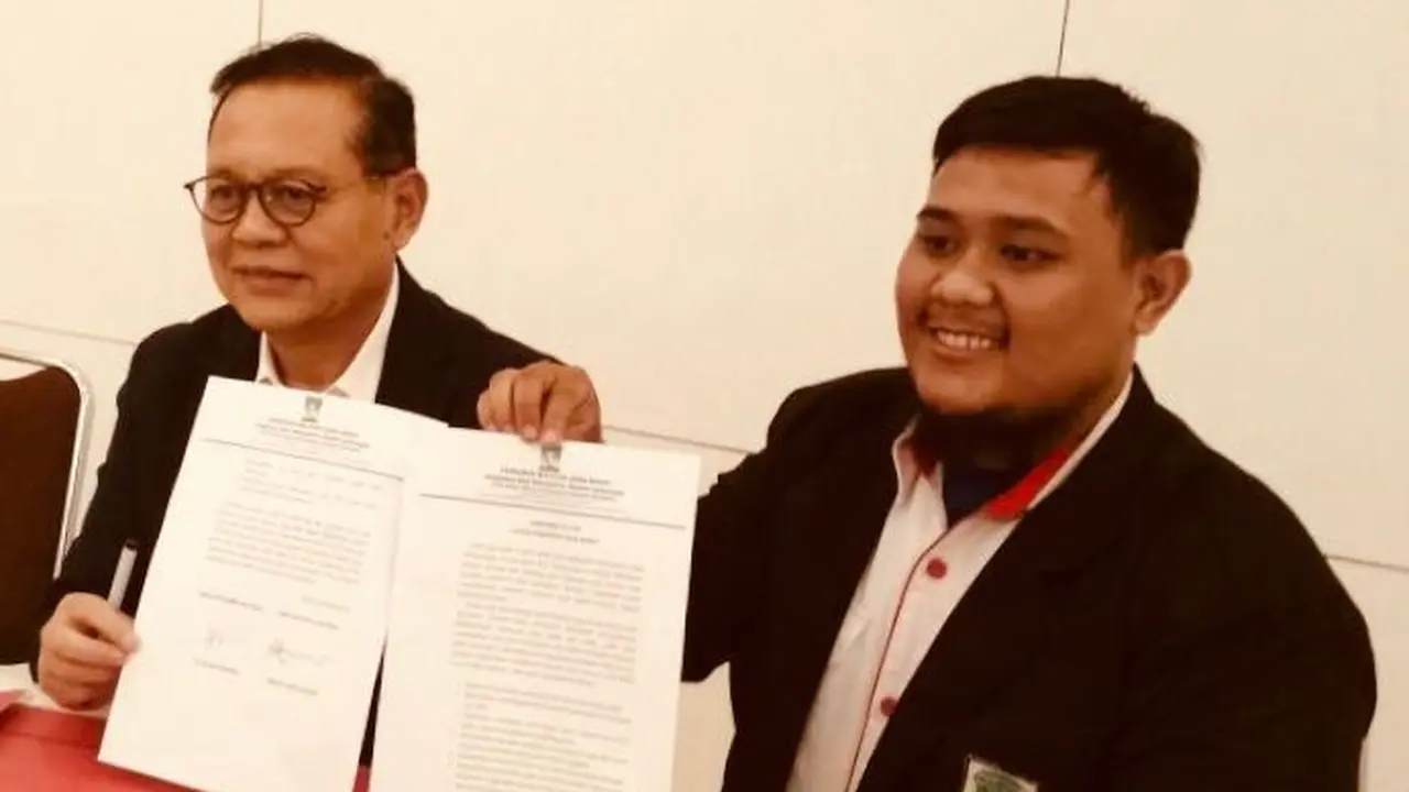 Calon Gubernur Jawa Barat Sudrajat menerima perwakilan KAMMI Jabar