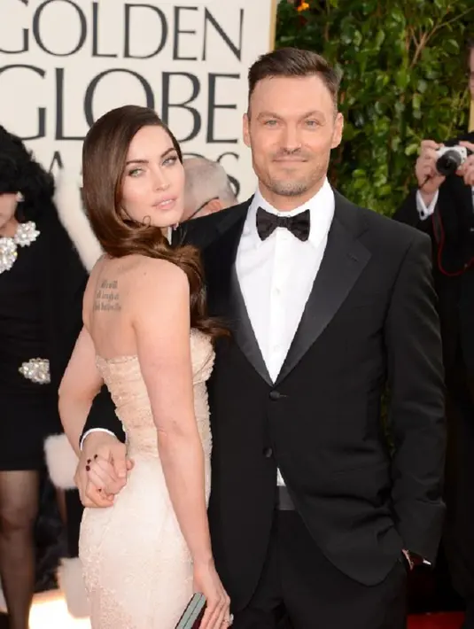 Brian dan Megan dikabarkan tidak menandatangani perjanjian pranikah sebelum mengucap janji suci pada tahun 2012, setelah gugatan cerai pun mereka masih tinggal di rumah yang sama. (AFP/Bintang.com)